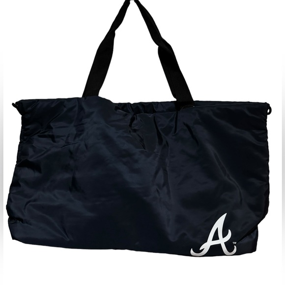Atlanta Braves - nylon drawstring duffle bag- brand NWT- blue - 3 available - Picture 2 of 11